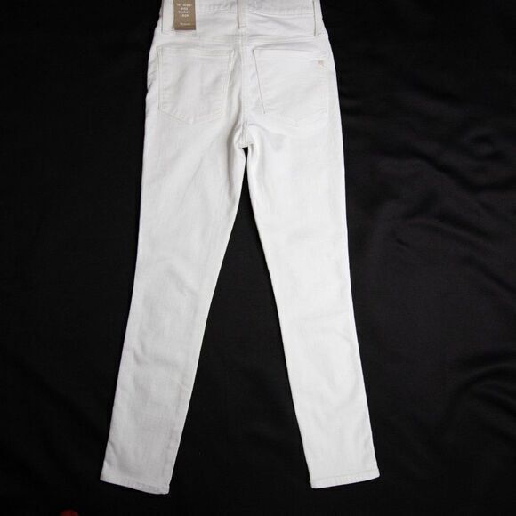 NEW 10" High-Rise Skinny Crop Jeans in Pure Whit, 24 - Picture 8 of 14